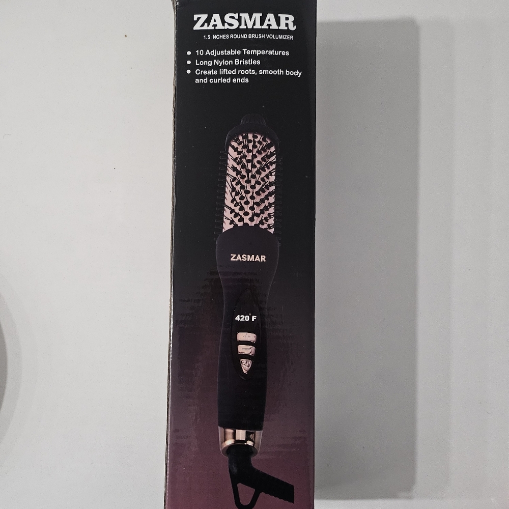 Lift Hair Volumiser Brush Dryer 1.5 Inch Round Thermal Brush Heat Black